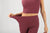 Model showing elastic waist of High Waist Buttery soft Leggings Yoga Pants