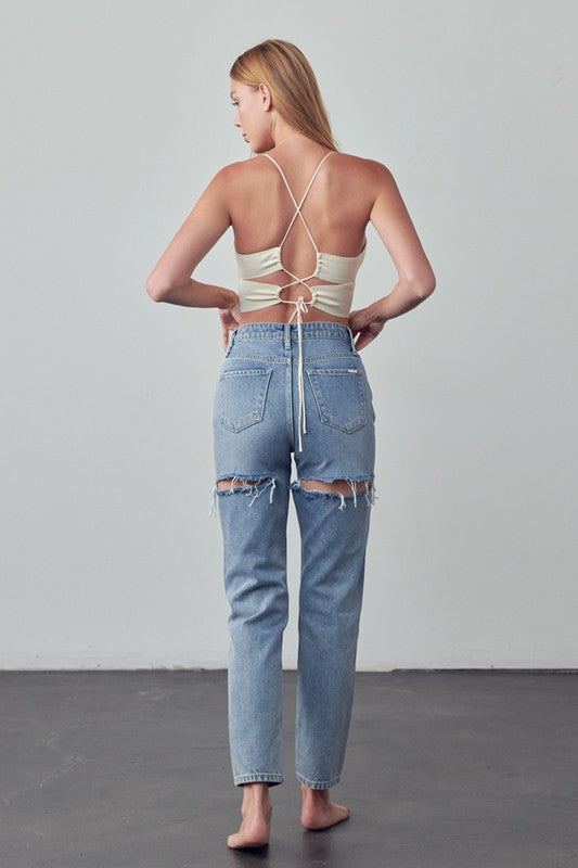 Back of jeans