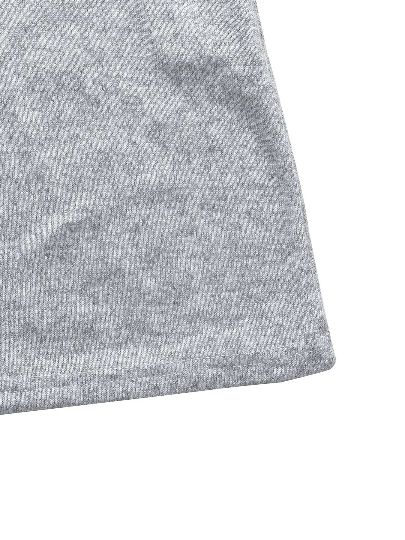 Gray fabric corner on a white background