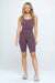 Seamless Rib Romper Jumpsuit Set