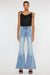 Full view of super flare jeans