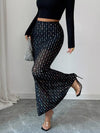 Polka Dot Maxi Skirt For Women