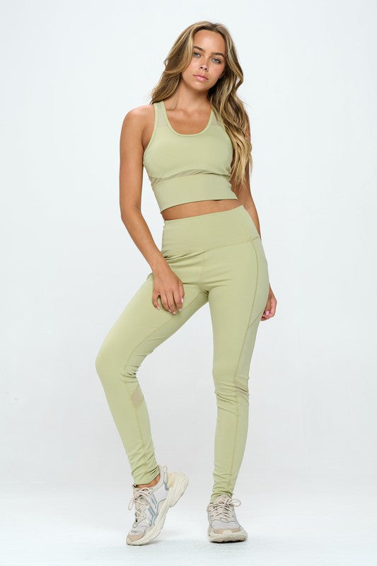 Purchase Women&#39;s Two Piece Activewear Set Cut Out Detail