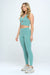 Two Piece Activewear Set with Cut-Out Detail for yoga