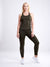 High-Waisted Workout Leggings with Mesh Panels