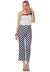 Checkerboard Culottes Pants