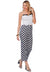 Checkerboard Culottes Pants