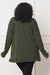 Plus Solid Drape Pocket Cardigan