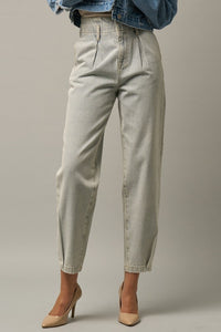 Full view of Super High Waist Balloon Jeans