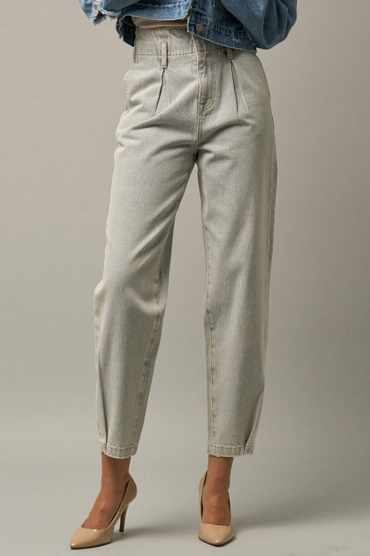 Full view of Super High Waist Balloon Jeans