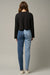 Back of HIGH RISE TOW TONE STRAIGHT JEANS