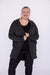 Curvy Longline Hooded Cardigan with Pockets