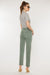 Ultra High Rise 90's Olive Straight leg Jeans