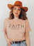 Faith t shirt for ladies