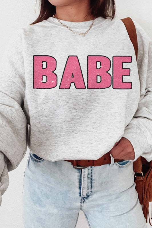 BABE GRAPHIC SWEATSHIRT