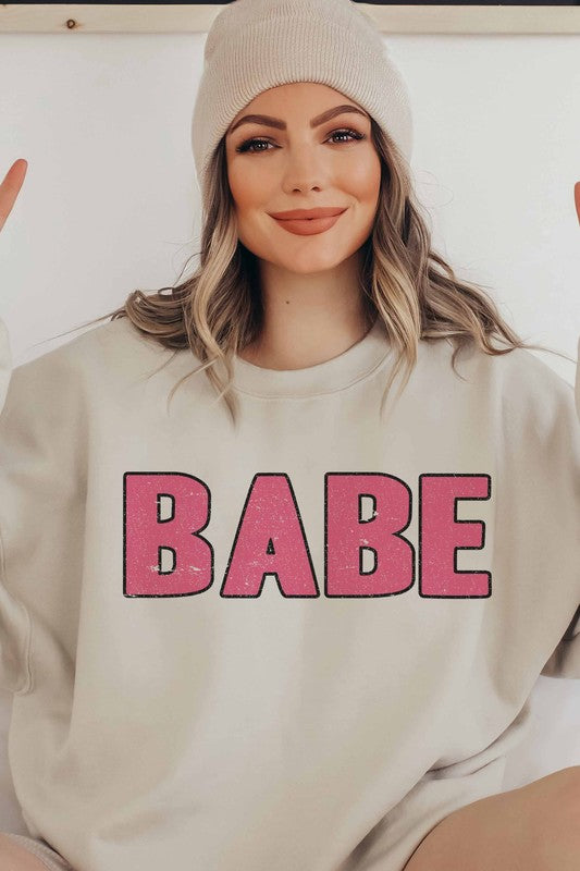 BABE GRAPHIC SWEATSHIRT