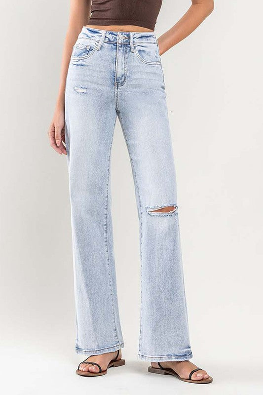 90&#39;s Vintage Super High-Rise Flare Jeans