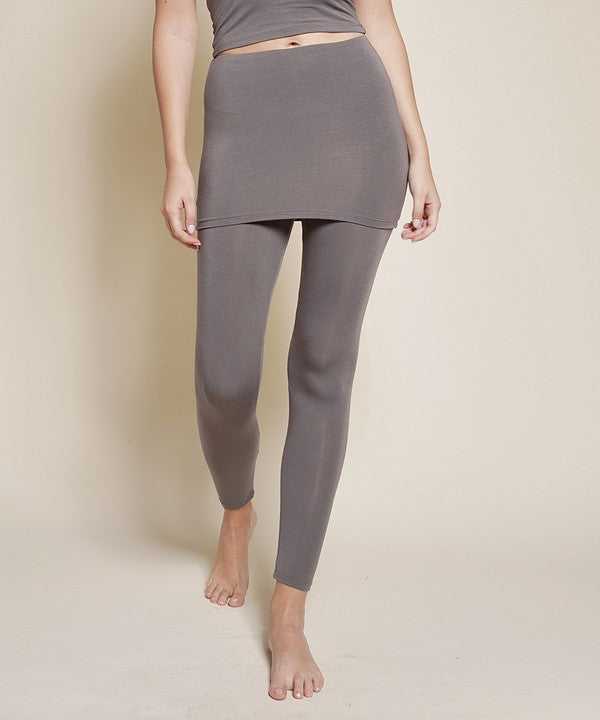 Buy BAMBOO PRE WASHED One Piece Skirted Legging