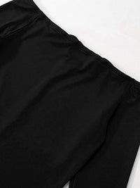 Black pants on a white background