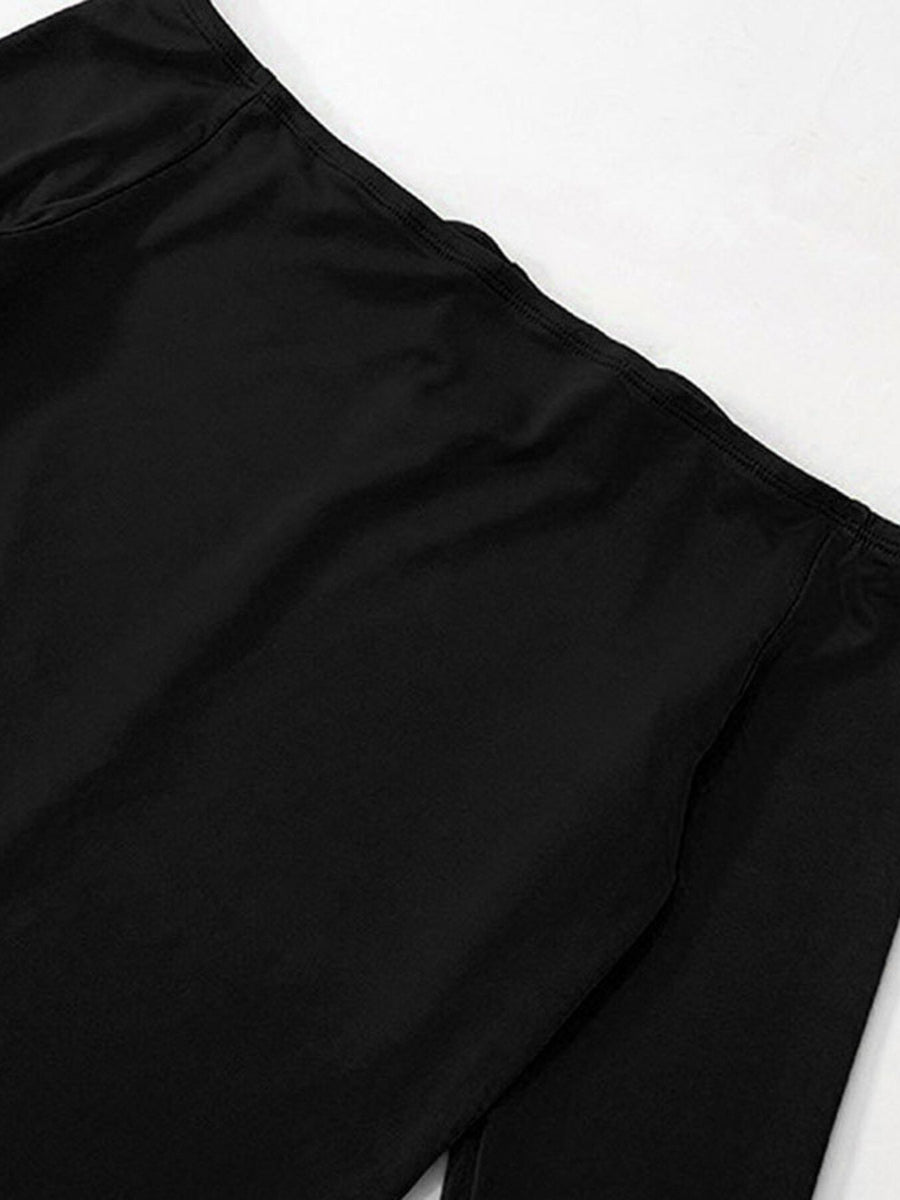 Black pants on a white background