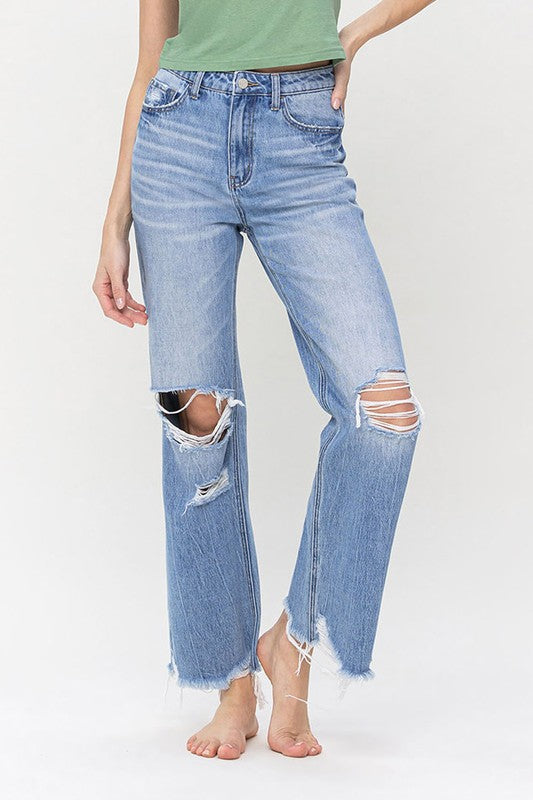 90's high rise jeans