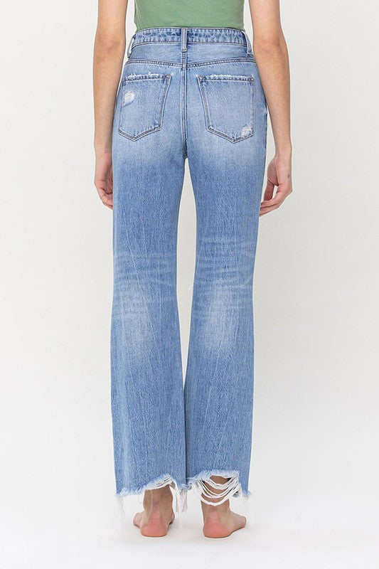 90&#39;s Vintage Super High Rise Flare Jeans