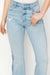 PLUS SIZE - HIGH RISE BOOT CUT COLOR PANEL DETAIL