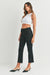 HR CROP FLARE W/ DISTRESSED HEM