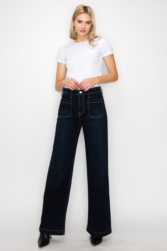 HIGH RISE MODERN WIDE LEG JEANS