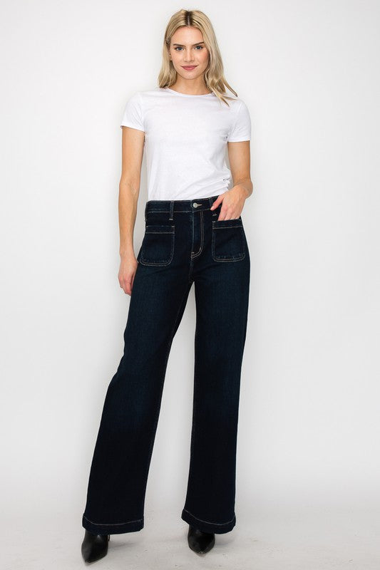 HIGH RISE MODERN WIDE LEG JEANS