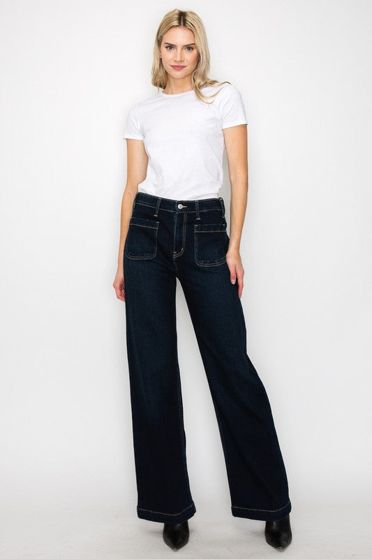 HIGH RISE MODERN WIDE LEG JEANS