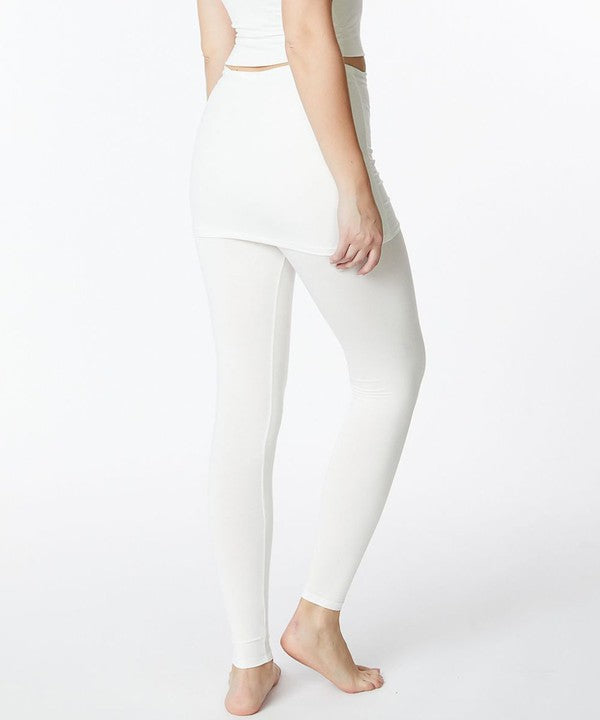 Shop BAMBOO PRE WASHED One Piece Skirted Legging