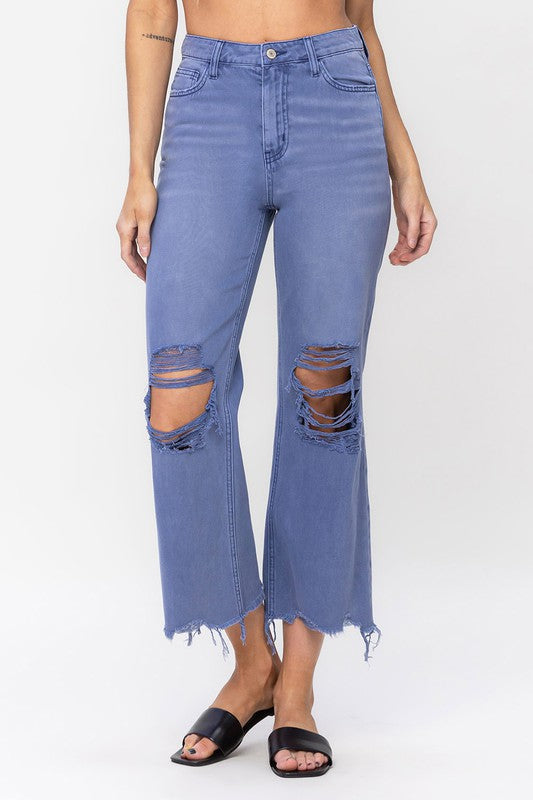 90&quot;s Vintage Crop Flare Jeans