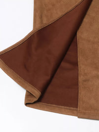 Brown suede fabric on a white background
