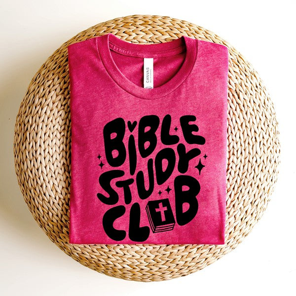 Bible Study Club Short Sleeve Graphic Tee