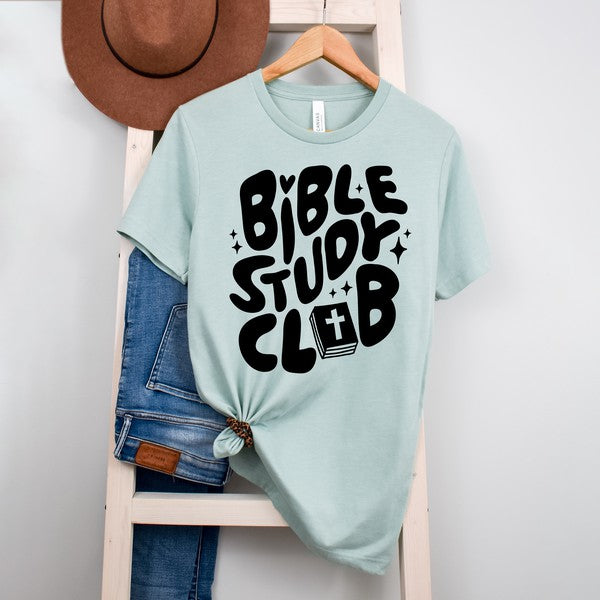Bible Study Club Short Sleeve Graphic Tee