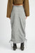 RUCHED MIDI CARGO SKIRT
