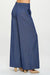 Right side view of Tencel Straight Leg Pants with Side Pockets