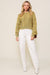 Acid Wash Round Neck Sweater