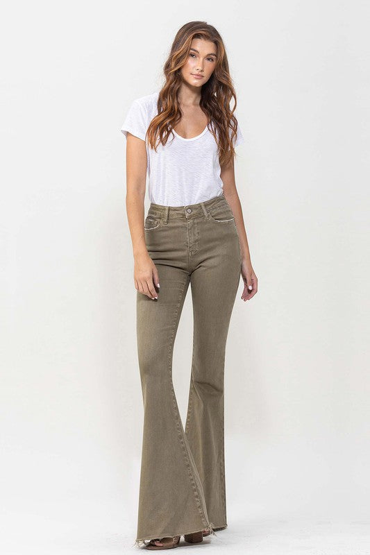 High Rise Super Flare Jeans