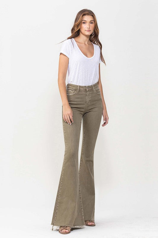 High Rise Super Flare Jeans