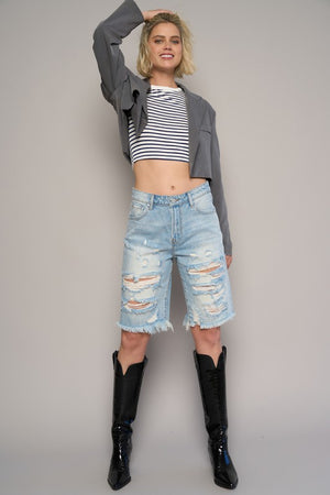 Sexy HIGH WAIST BERMUDA SHORTS