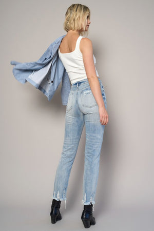 Back of HIGH RISE GIRLFRIEND JEANS