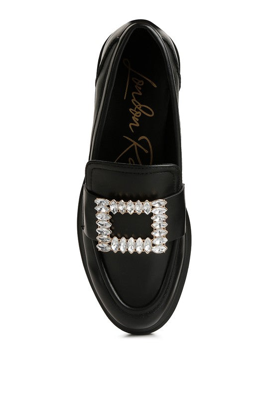 Bossi Loafers With Buckle Embellishment