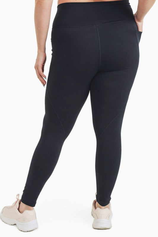 Find Curvy Tapered Band Essential High Waist Leggings