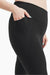 Curvy Tapered Band Essential High Waist Leggings with pocket