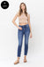 Plus Size High Rise Slim Straight Jeans