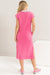 Back view of Casual Comfy Sleeveless Midi Dress