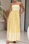 Polka Dot Square Neck Cami Dress For Women