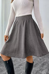 A-Line Textured Skirt